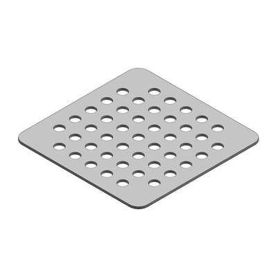 Nemo Stock Taurus afdekplaatje inox