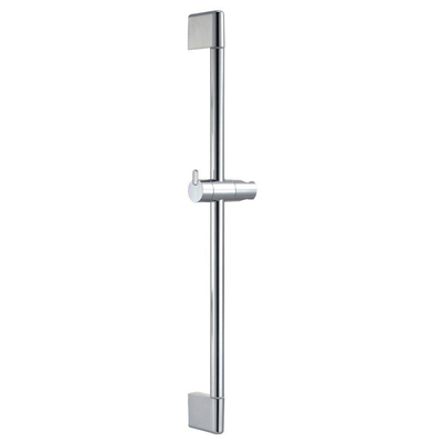 Nemo Spring Lacco douchestang 650mm met bevestigingen met glijstuk verchroomd