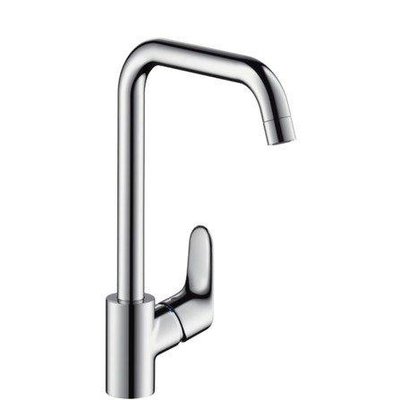Hansgrohe Focus E2 keukenkraan met hoge draaibare uitloop instelbaar 110 graden, 150 graden en 360 graden chroom