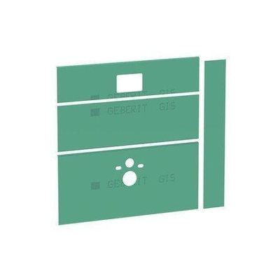 Geberit Gis easy gipskartonplaten voor toiletmodule met reservoir UP300 en UP320 front 130x130cm