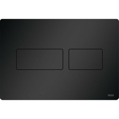 Tece Tecesolid bedieningsplaat - 22x15cm - duospoeltechniek - mat zwart