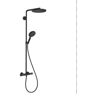 Hansgrohe Raindance Select Regendoucheset - thermostaat - hoofddouche 24cm - mat zwart
