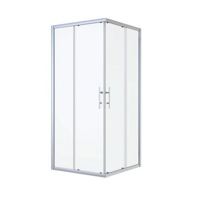 Nemo Start Profi douchecabine - 87x87x195cm - vierkant - 2 schuifdeuren - helder veiligheidsglas 5mm- chroom