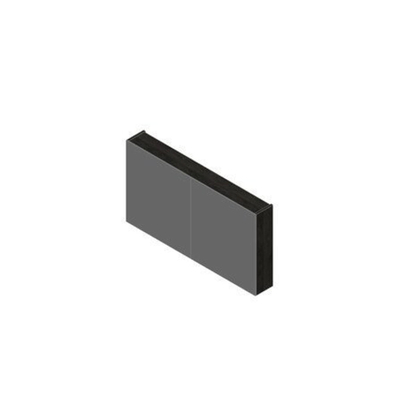 Nemo Spring Nebulo Luxe spiegelkast B1200 x H650 x D163 mm 2 dubbelzijdige spiegeldeuren glazen leggers met stopcontact zonder schakelaar kleur Minnesota Oak Chocolat