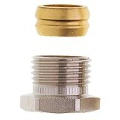 Heimeier knelset 1/2"bu. x 15 mm vernikkeld