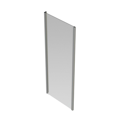 GO by Van Marcke Belo vaste wand 80x190cm 6mm easy clean glas profielen aluminium verchroomd regelbaar 76.5-79cm