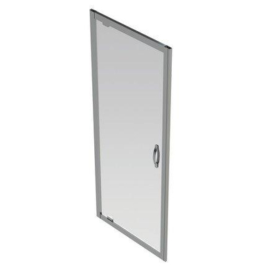 GO by Van Marcke Belo draaideur 800x1900mm 6mm easy clean glas profielen aluminium verchroomd