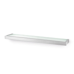 Zack Linea Planchet L 5.5X62.5X14cm Melkglas Mat Gesatineerd RVS SW23662