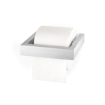 Zack Linea Toiletrolhouder 15.7X16.2X3.7cm Mat Gesatineerd RVS SW23663
