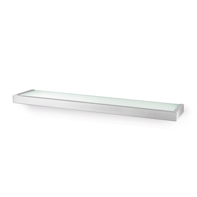 Zack Linea Planchet L 5.5X62.5X14cm Melkglas Mat Gesatineerd RVS